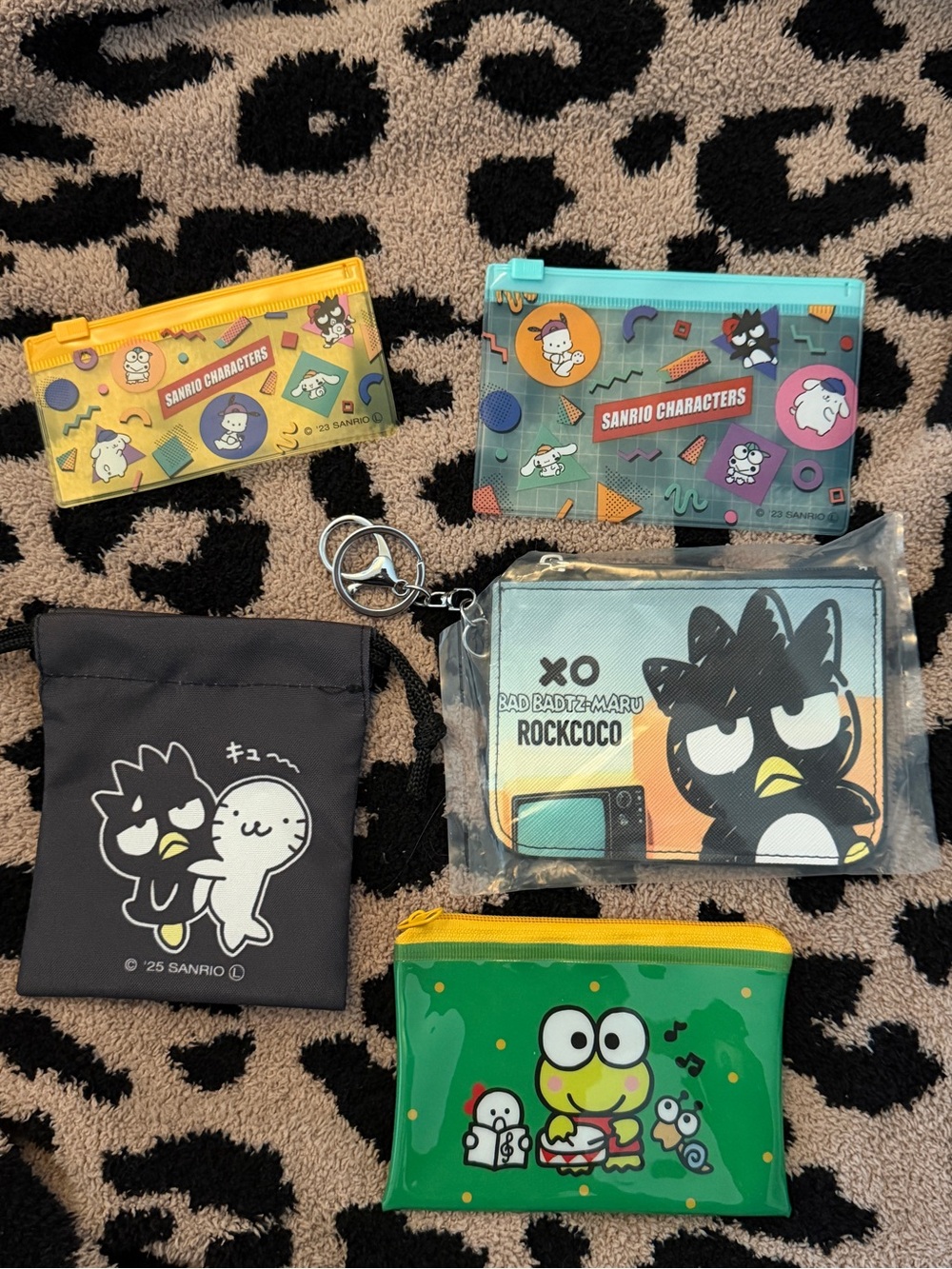 Sanrio Wallets & Pouches Set - set of 5